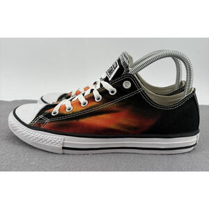 Junior Fire Chuck Taylor Converse All Star Sneaker 651707F Black Orange Size 5
